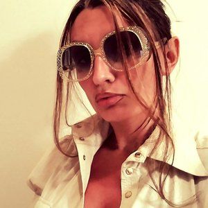 RARE  CRYSTAL CHLOE SUNGLASSES AUTHENTIC